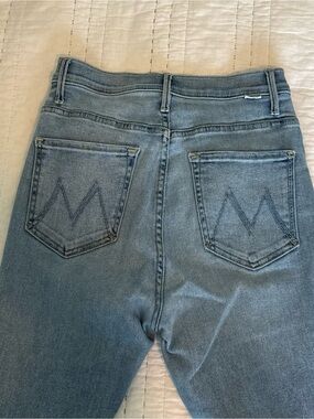 MOTHER High Waisted Smokin’ Double Heel Country Line Jeans